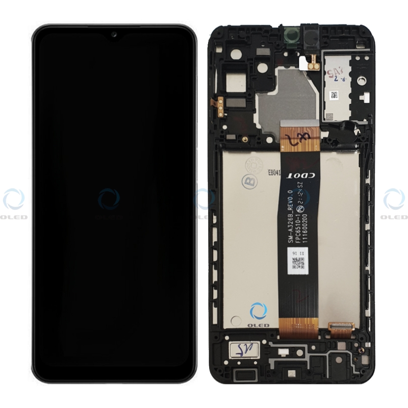 Pantalla Completa Con Marco Para Samsung Galaxy A32 5G A326 Negra pantalla-completa-con-marco-para-samsung-galaxy-a32-5g-a326-negra